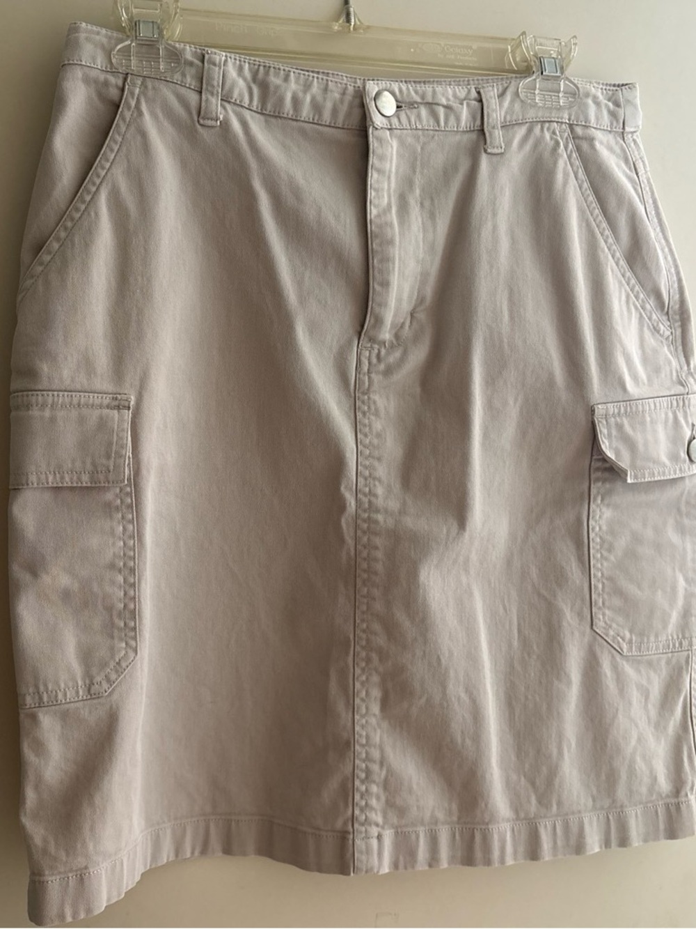 Cherokee Light Taupe Cargo Skirt